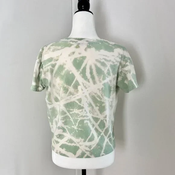 ✨Upcycled | NastyGal | Relaxed Honey Graphic T Shirt | Small Mint Green - Picture 4 of 12